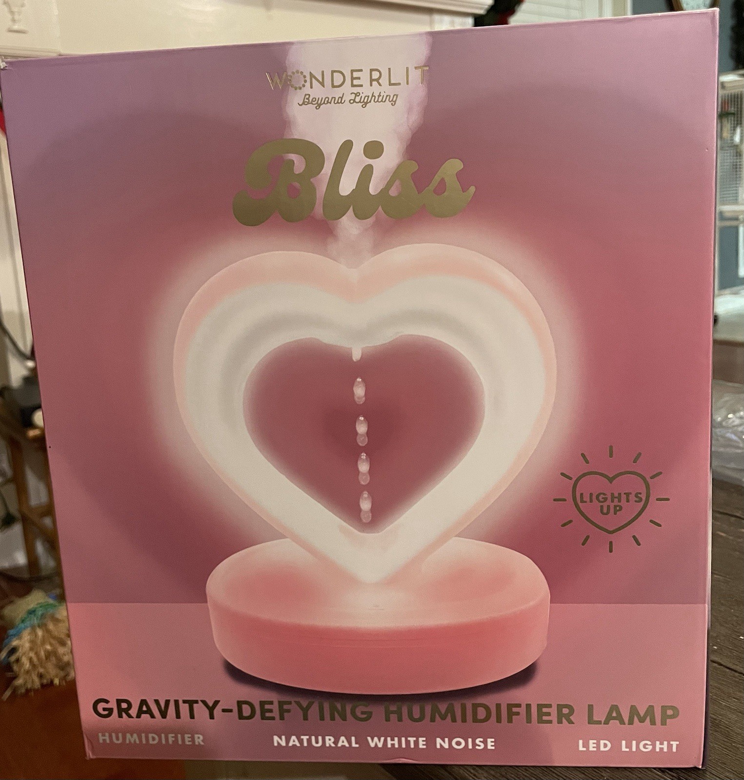 Wonderlit Bliss Gravity-Defying Humidifier Lamp Natural White Noise