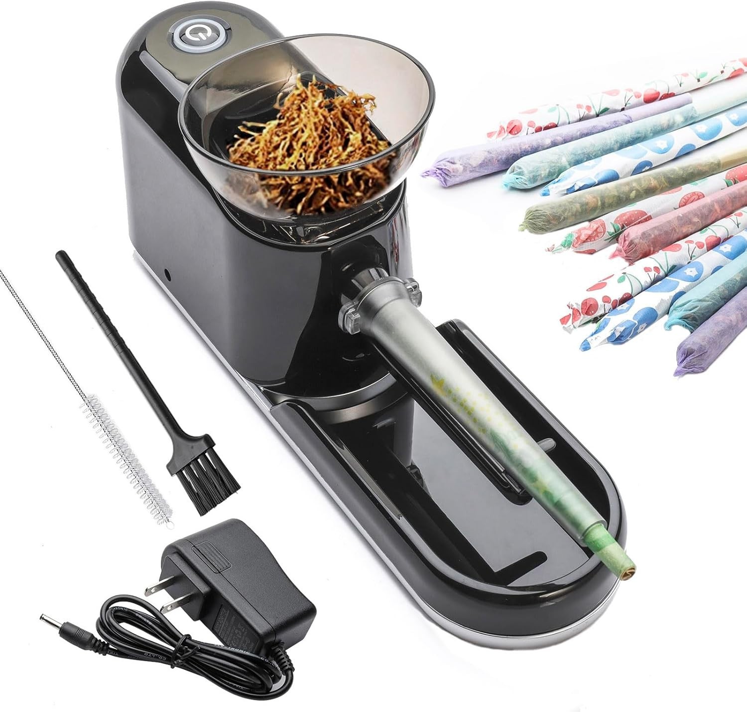 Electric Pre Roll Machine, Cones Rolling Machine for King Size, Portable Pre ...