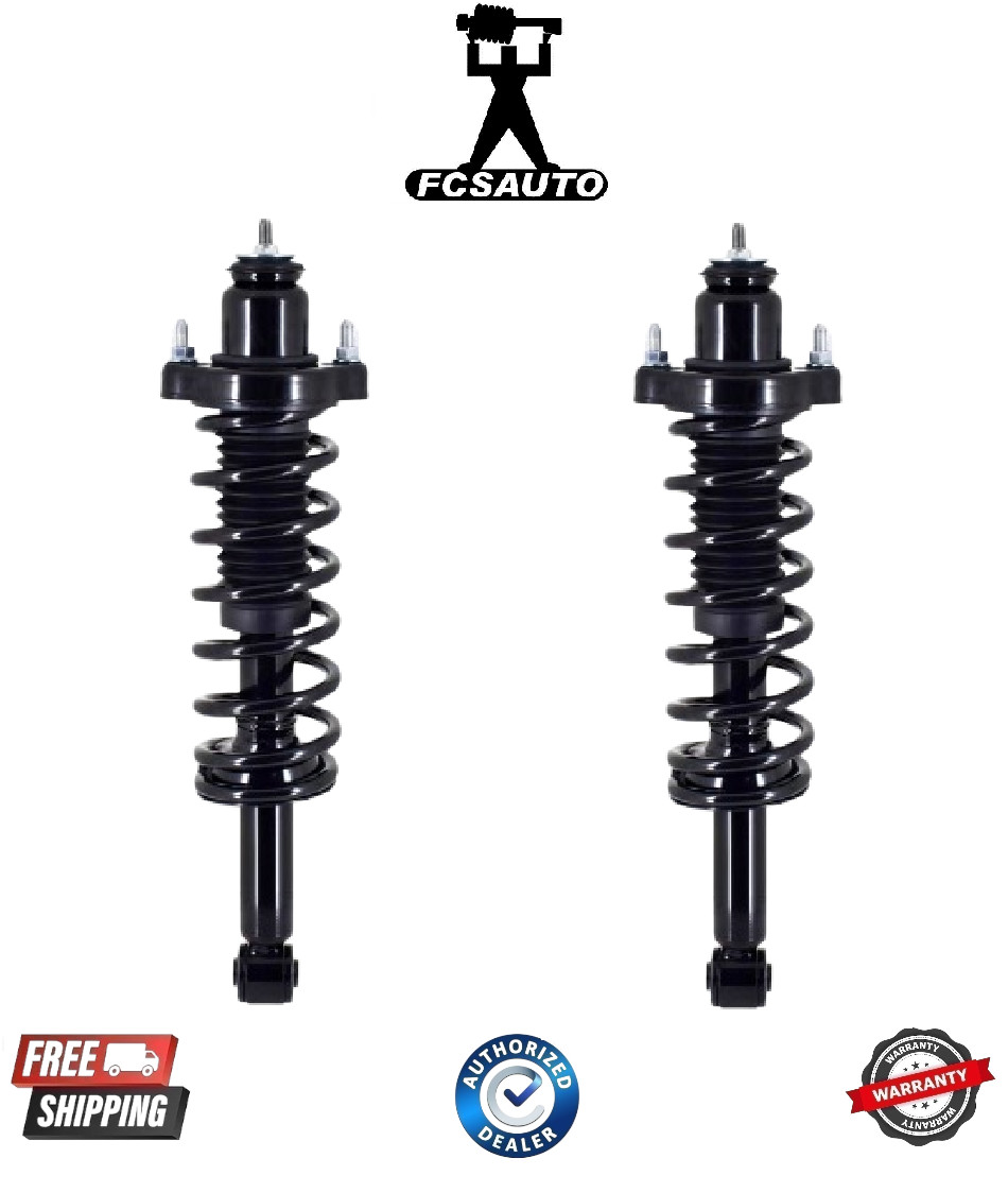 2 Rear Suspension Strut and Coil Spring FCS Fits 11-20 Mitsubishi Outlander S