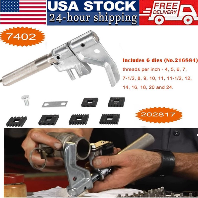 7402 Universal Outside Thread Chaser & 202817 Metric Die Set Thread Repair Tool