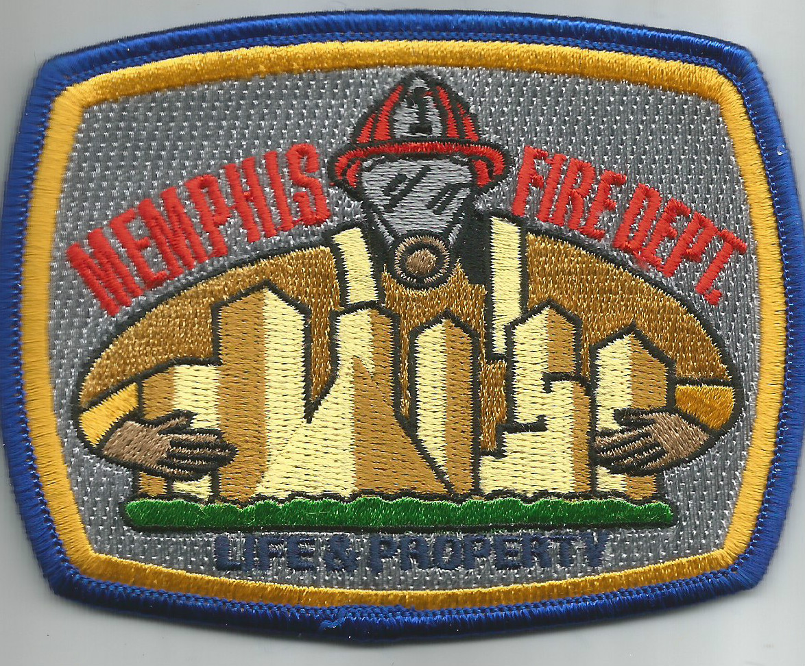 Memphis - Life & Property #1 (light bldgs.), Tennessee (4" x 3" size) fire patch