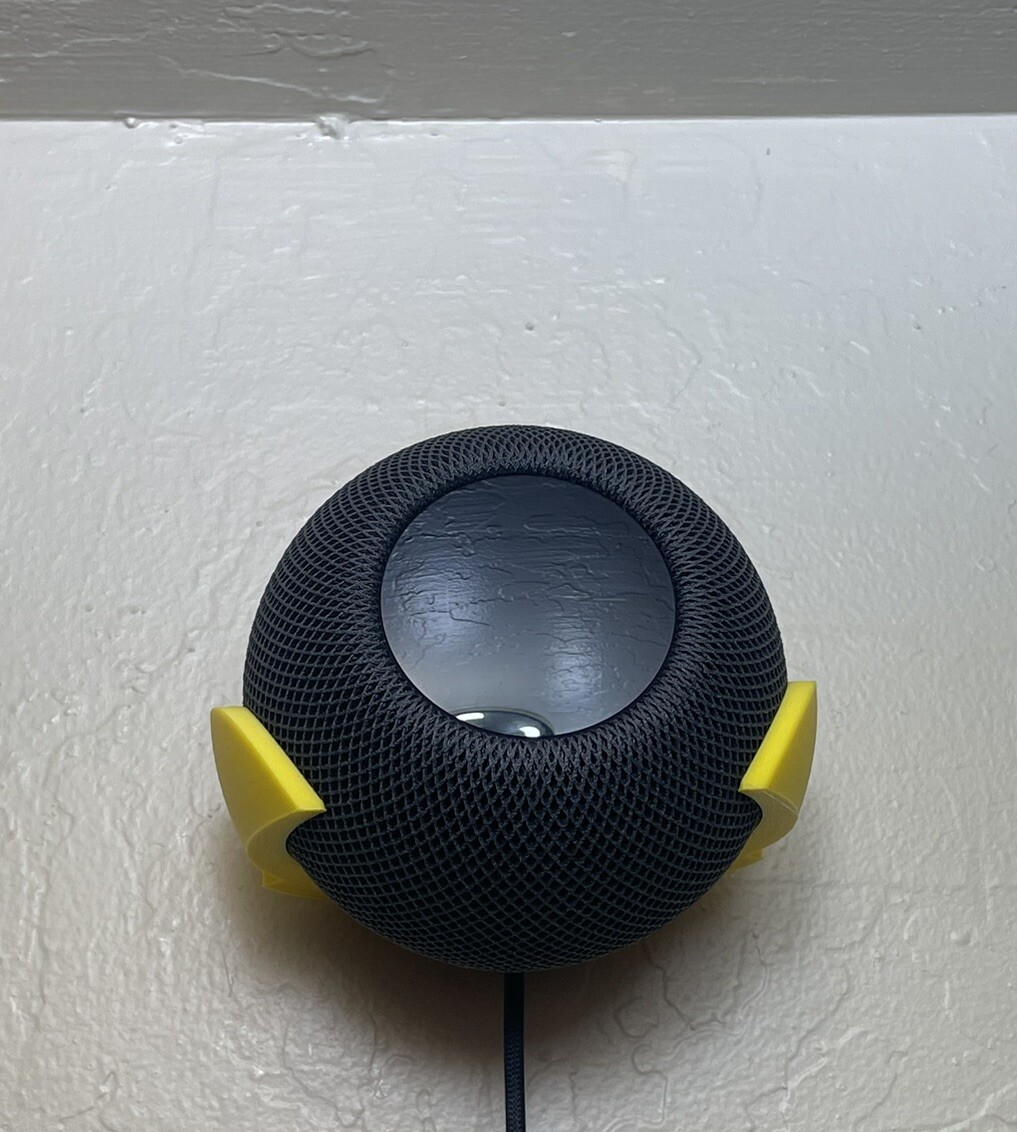 2-Pack HomePod Mini Wall & Corner Mount Bracket Holder Accessory YELLOW!