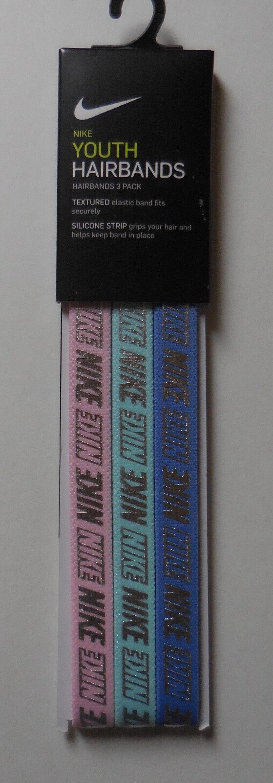 Nike Metallic Printed 2.0 Headbands Assorted 3PK Youth