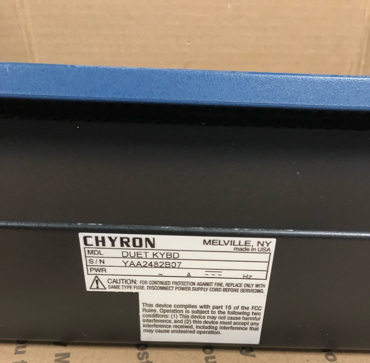 PARTS! CHYRON Duet CHYRON KYBD Character Generator Editing Keyboard (UNTESTED)