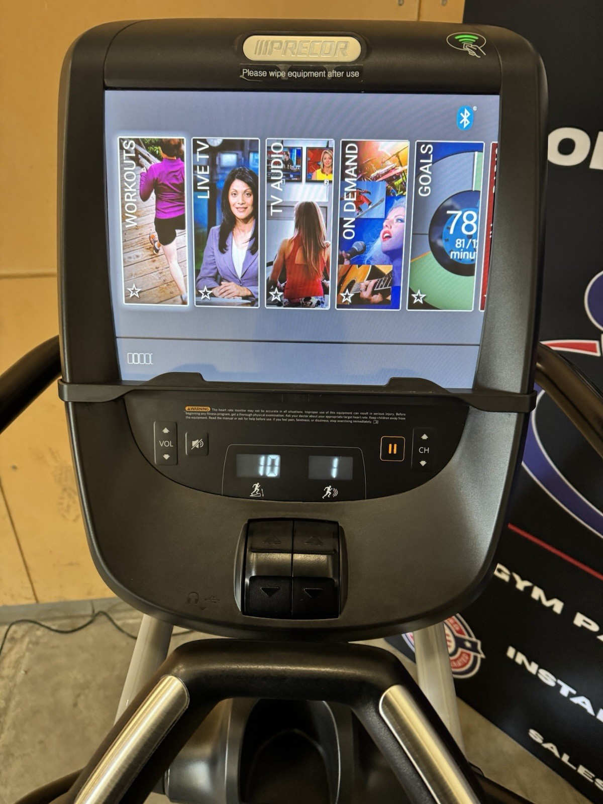 Precor EFX 883 Lower Body Elliptical P82 Console