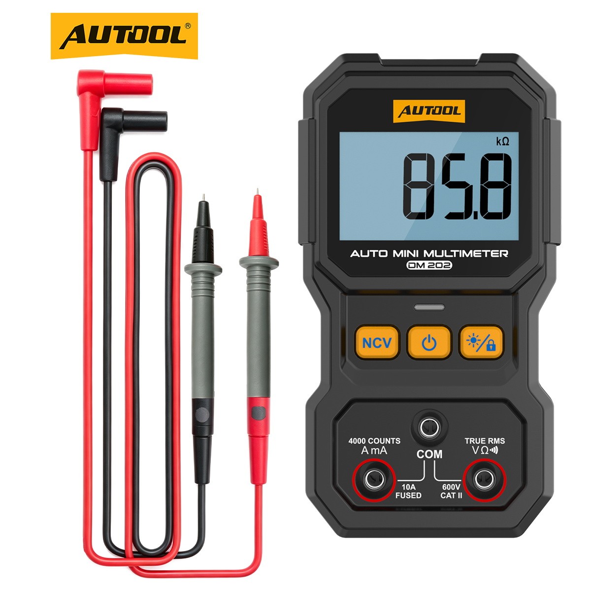 Digital Multimeter NCV Testing Smart Voltmeter Ohmmeter AC DC Meter Tester TRMS