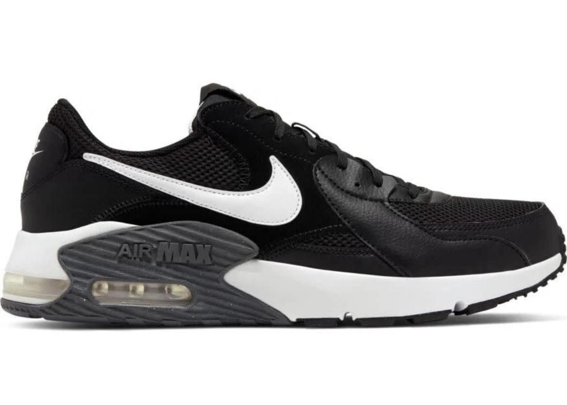 Nike Air Max Excee Black White Wolf Grey Running Sneakers CD4165-001 Men's Sizes