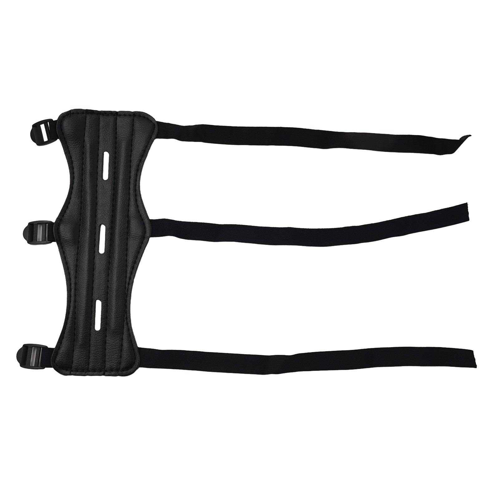 Extended Leather Guard for Bow Gear Practical Hole Design for Efficiency