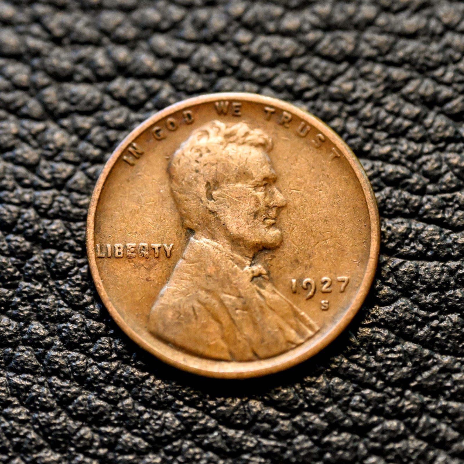 1927-S Lincoln Wheat Cent ~ FINE (F / FN) Condition ~ COMBINED SHIPPING!