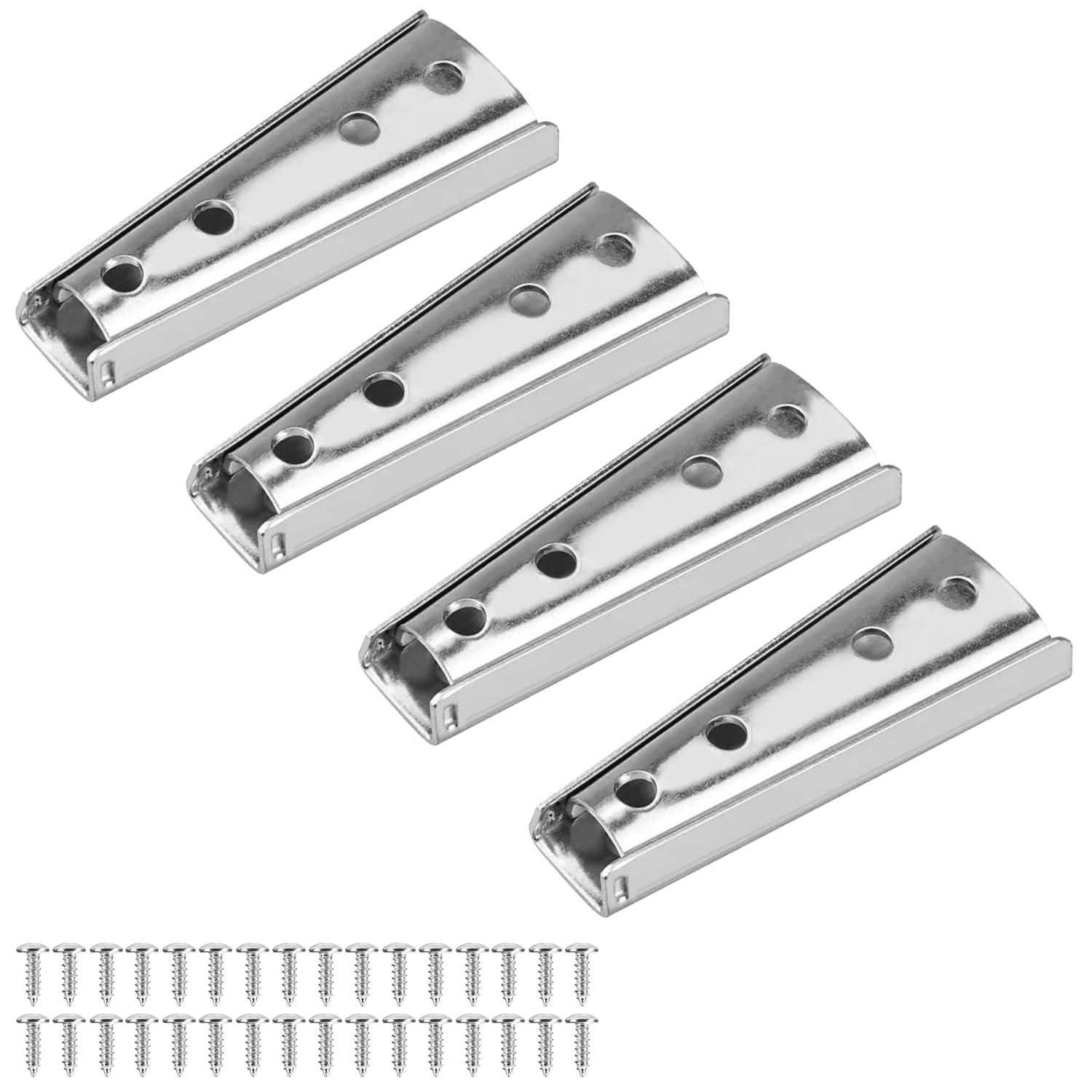 Sectional Furniture Connector Metal Couch Clips Sofa Latch Buckle 120mm 4 Pack