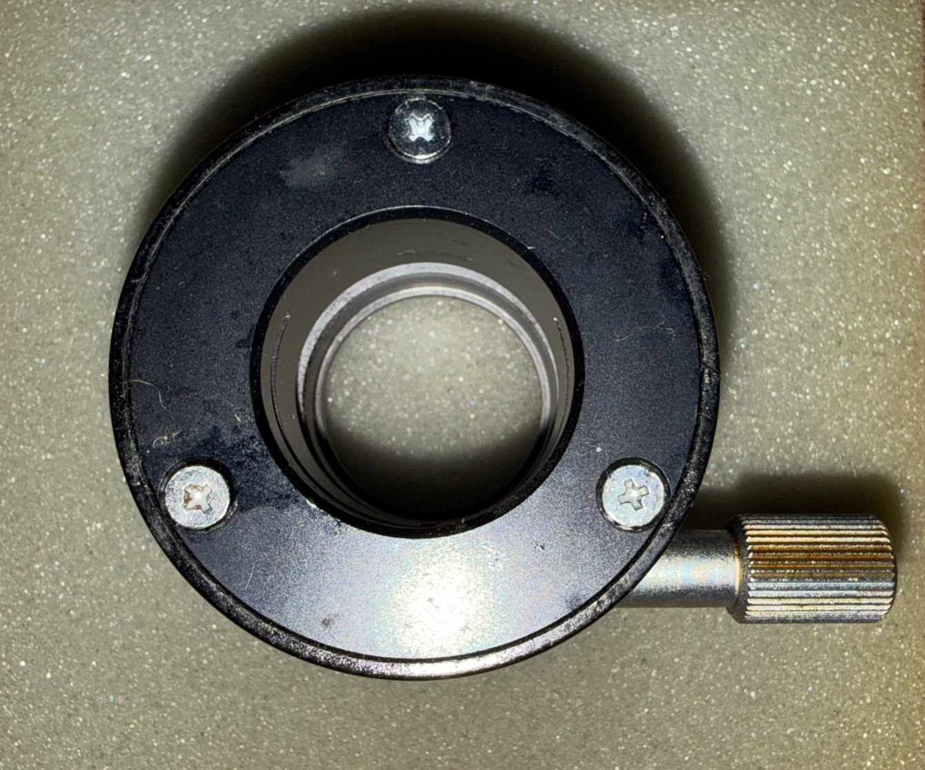 Olympus PM-ADF OM Photomicro Eyepiece Adapter Microscope Camera Mount