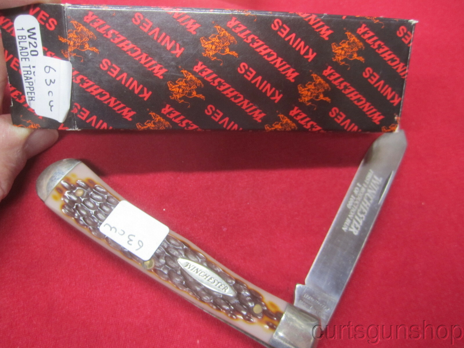 Winchester Folding Trapper Knife 19005 W20  (CW63)