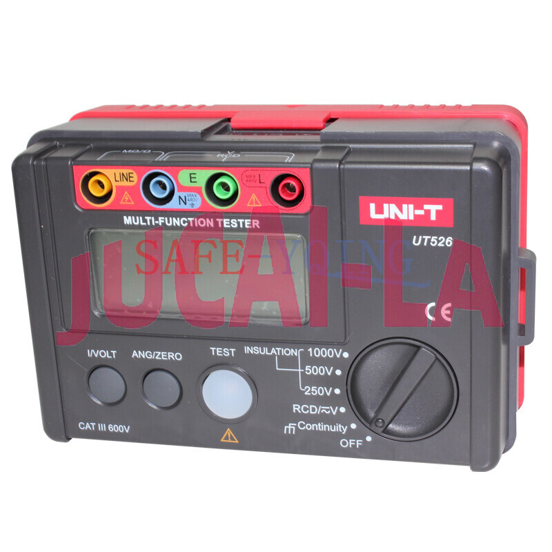 UNI-T UT526 Digital Electrical Insulation/Earth Resistance/RCD Tester 1PCS NEW