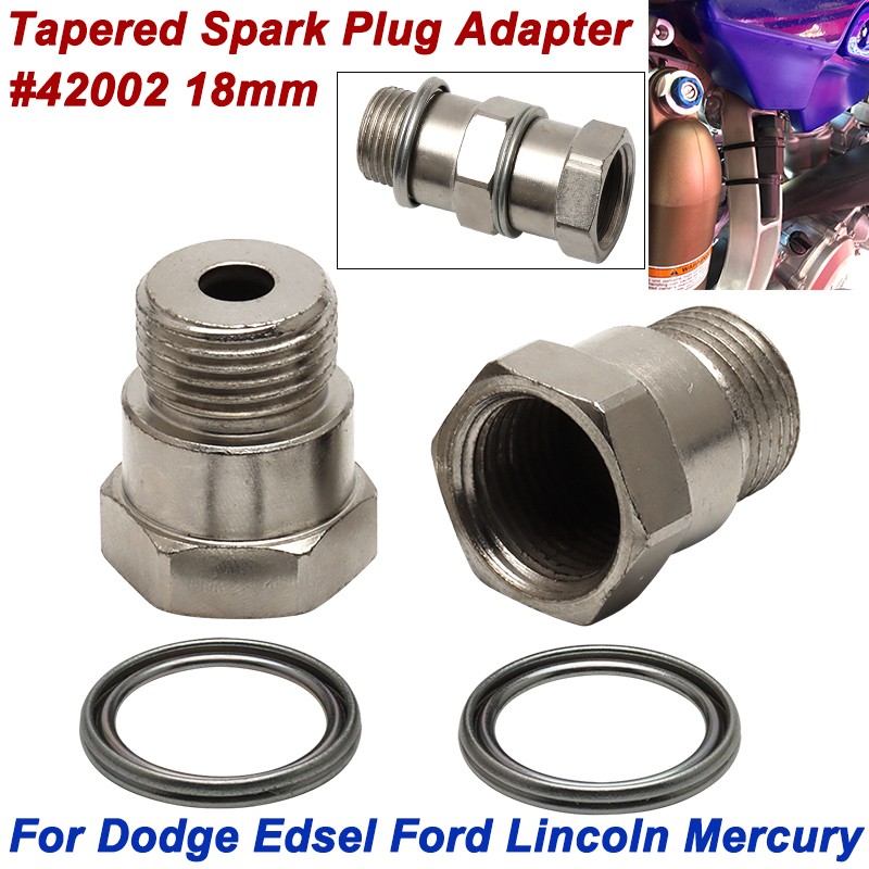2 Spark Plug Extenders 18mm For Dodge Pickup Edsel Ford Car Ford Pickup Van