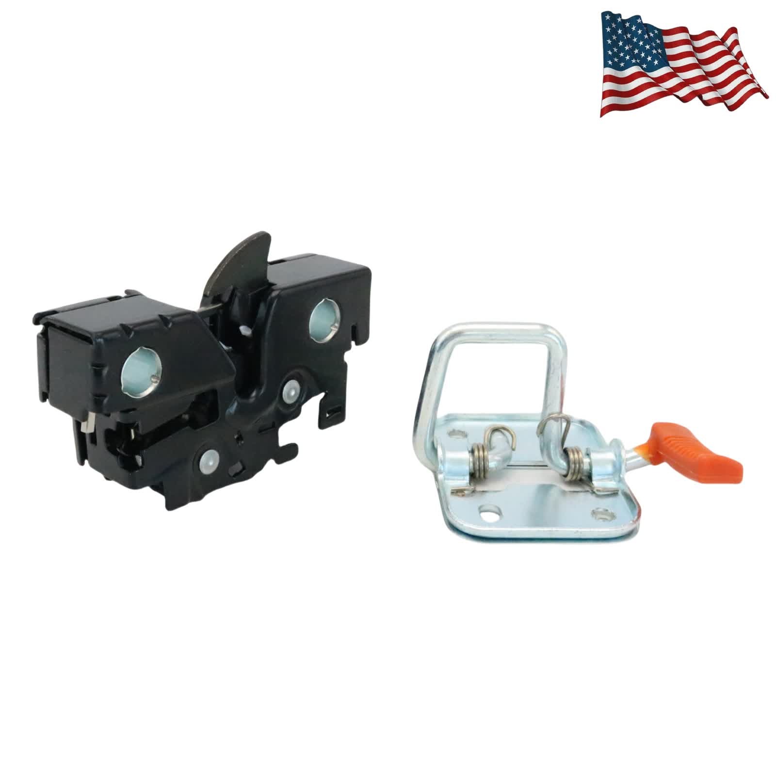 Upper+Lower Bonnet Engine Hood Lock Latch Set For Volkswagen Passat NMS 2012-17