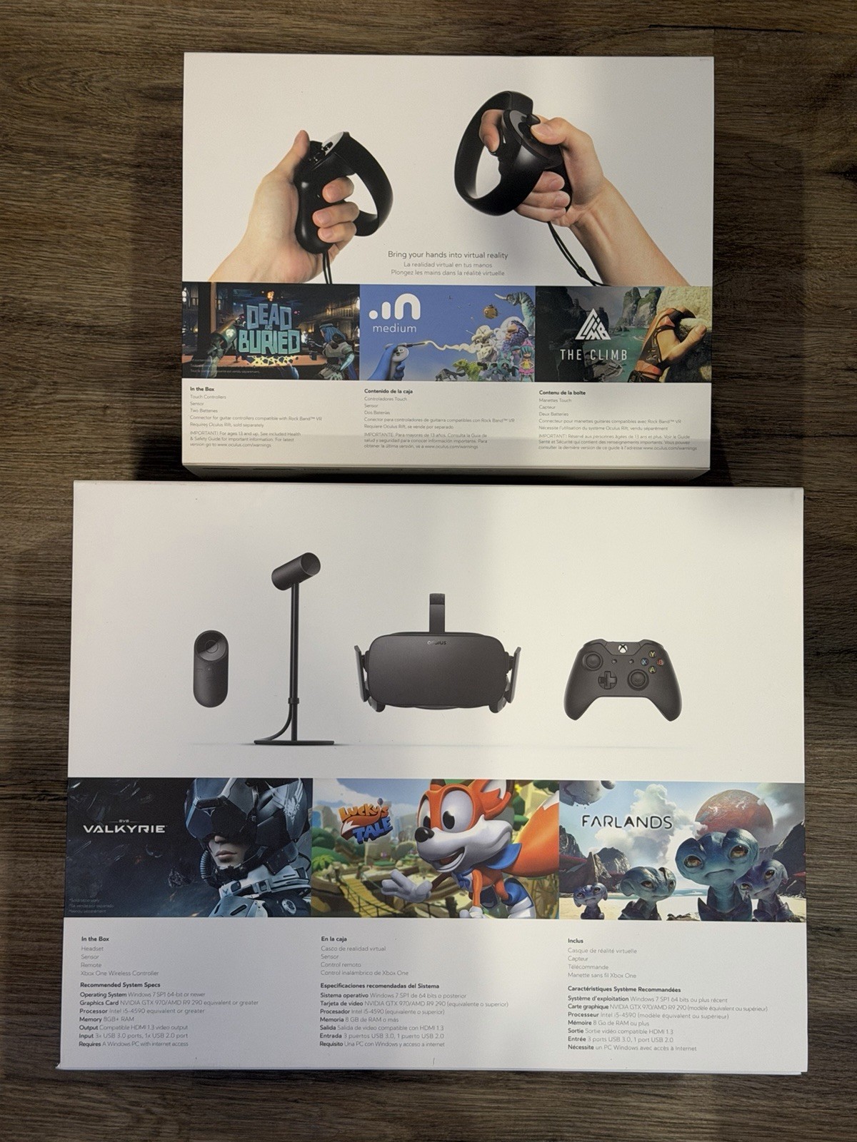 *RARE* Oculus Rift CV1 VR Virtual Reality Headset & Touch Controllers NEW