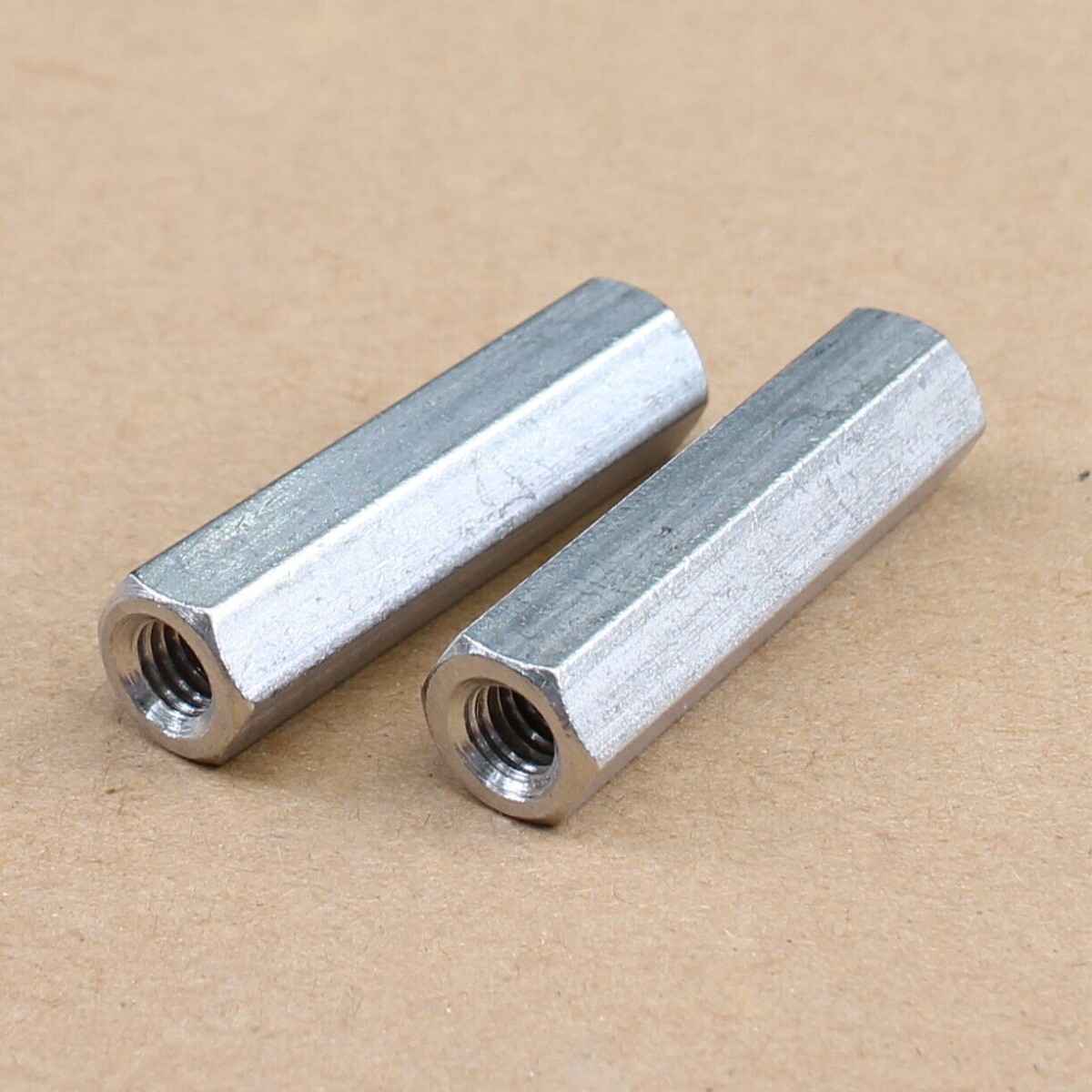 Right and Left hand Threaded Double Ended Hex Coupling Nut M3 M5 M6 M8 M12 etc.