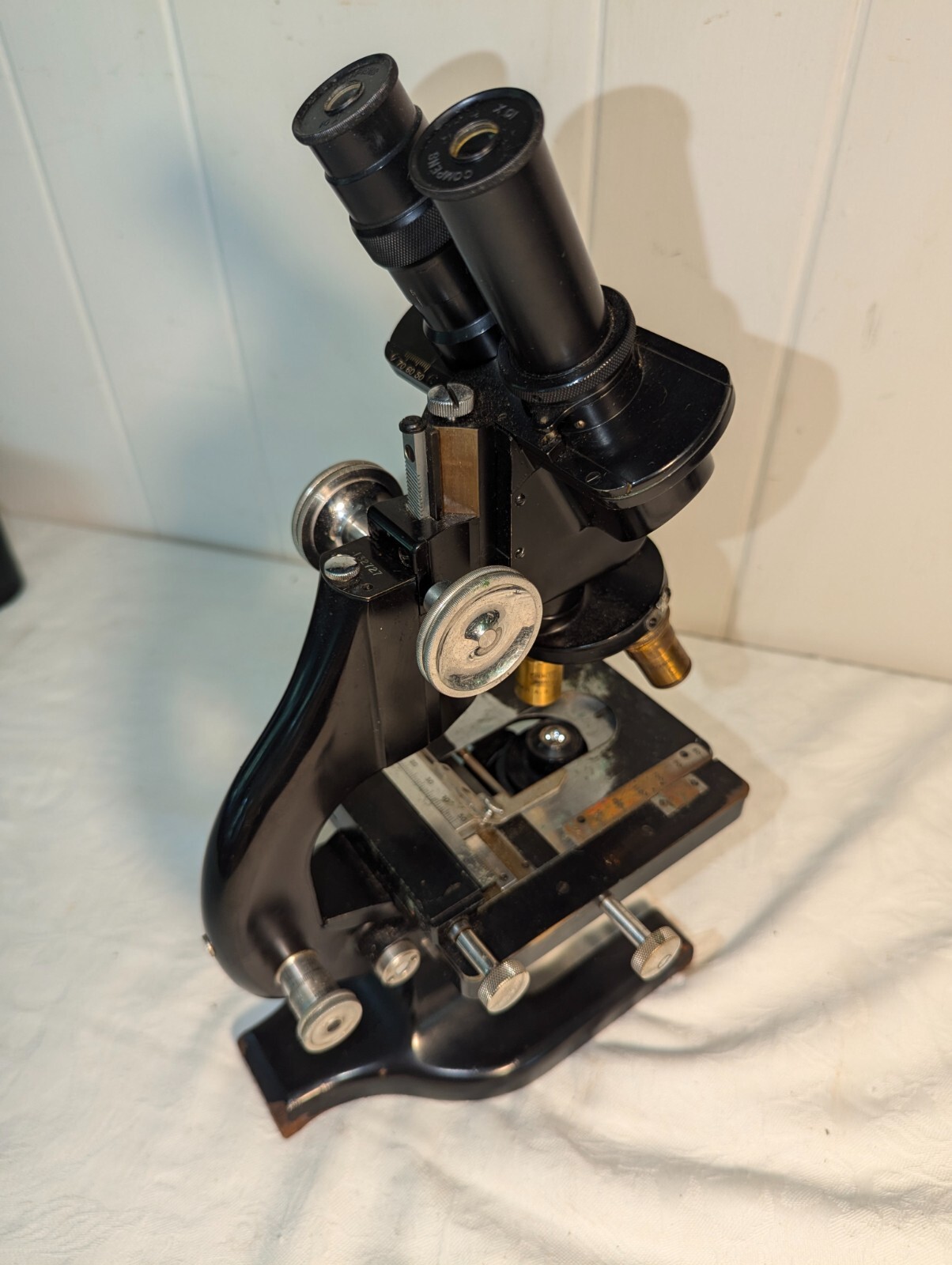 Antique Spencer Buffalo NY Binocular Microscope SN: 132727