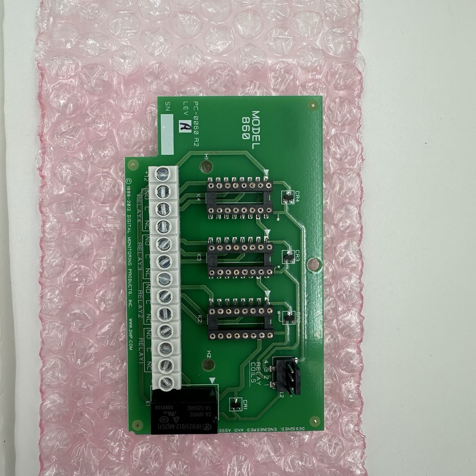 DMP 860 Relay Module Alarm Output Board w/ Hardware HPK.860 New Open Pkg