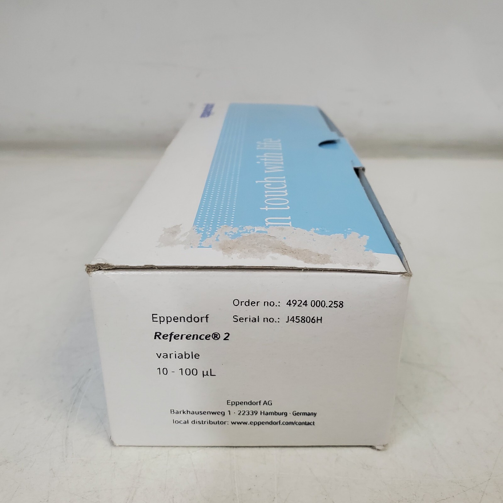 Eppendorf Reference 2 Variable 10-100uL 4924000258