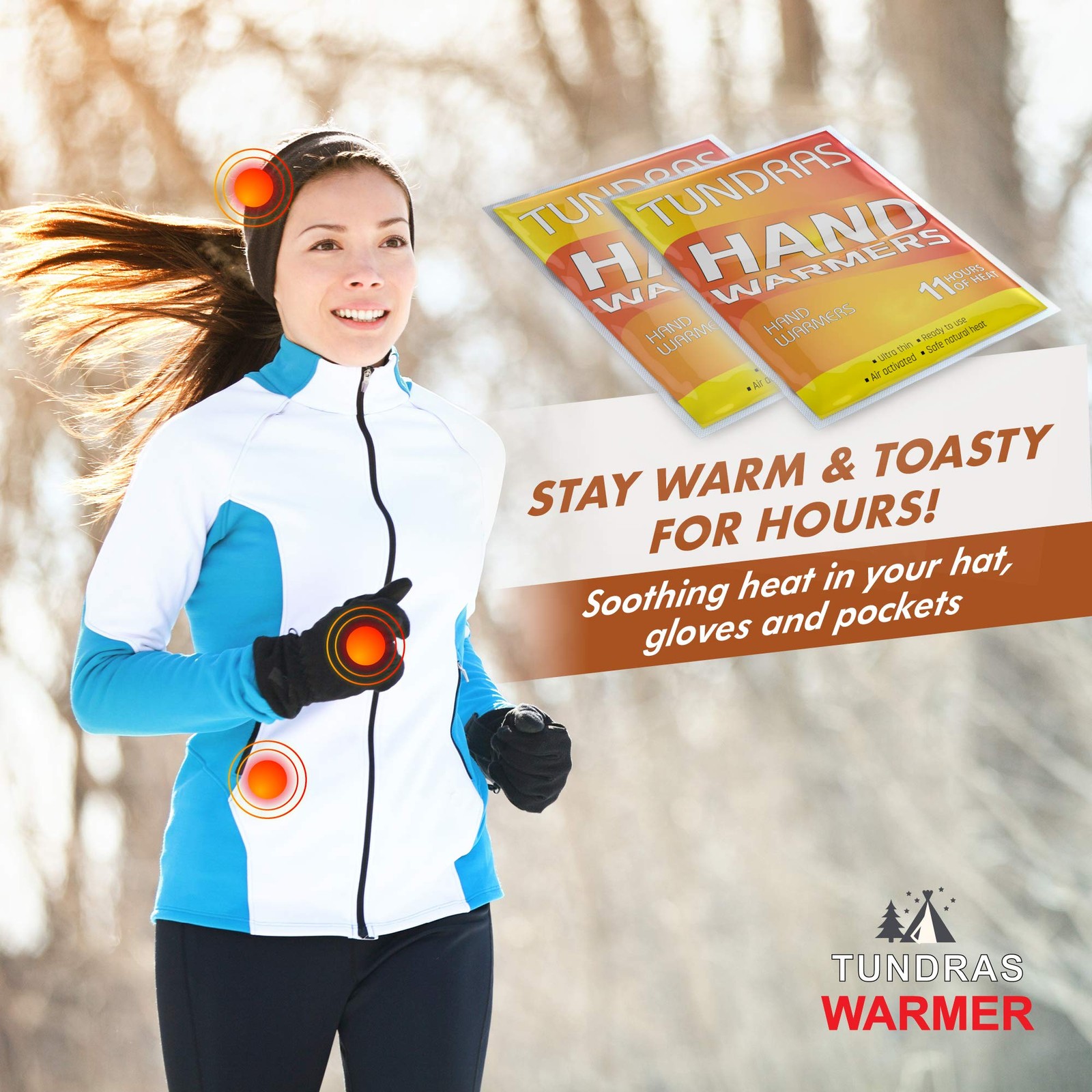 Hot Hand Warmers 11 Hours Long Lasting - 40 Count - 40, White