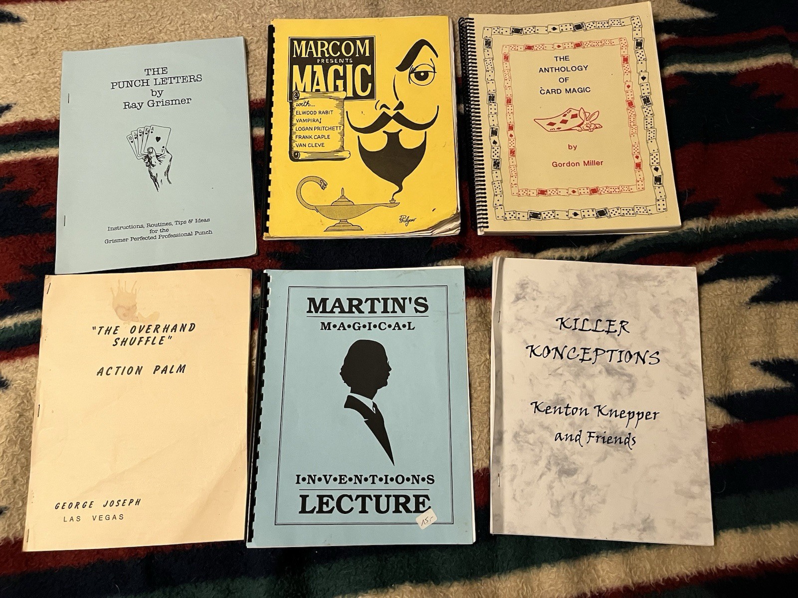 Magician, Slight Of Hand, Card Trick Book Lot.  George Joseph. Magic