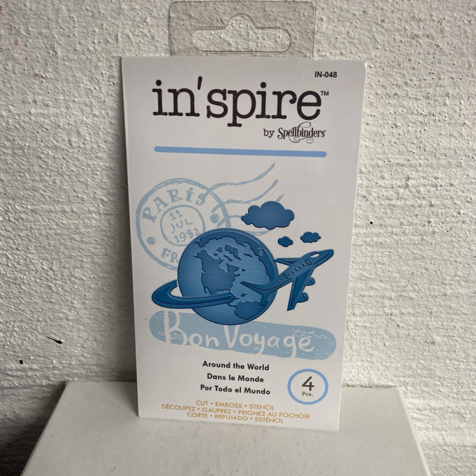 Spellbinders in'spire Dies Cut Emboss Stencil Around The World