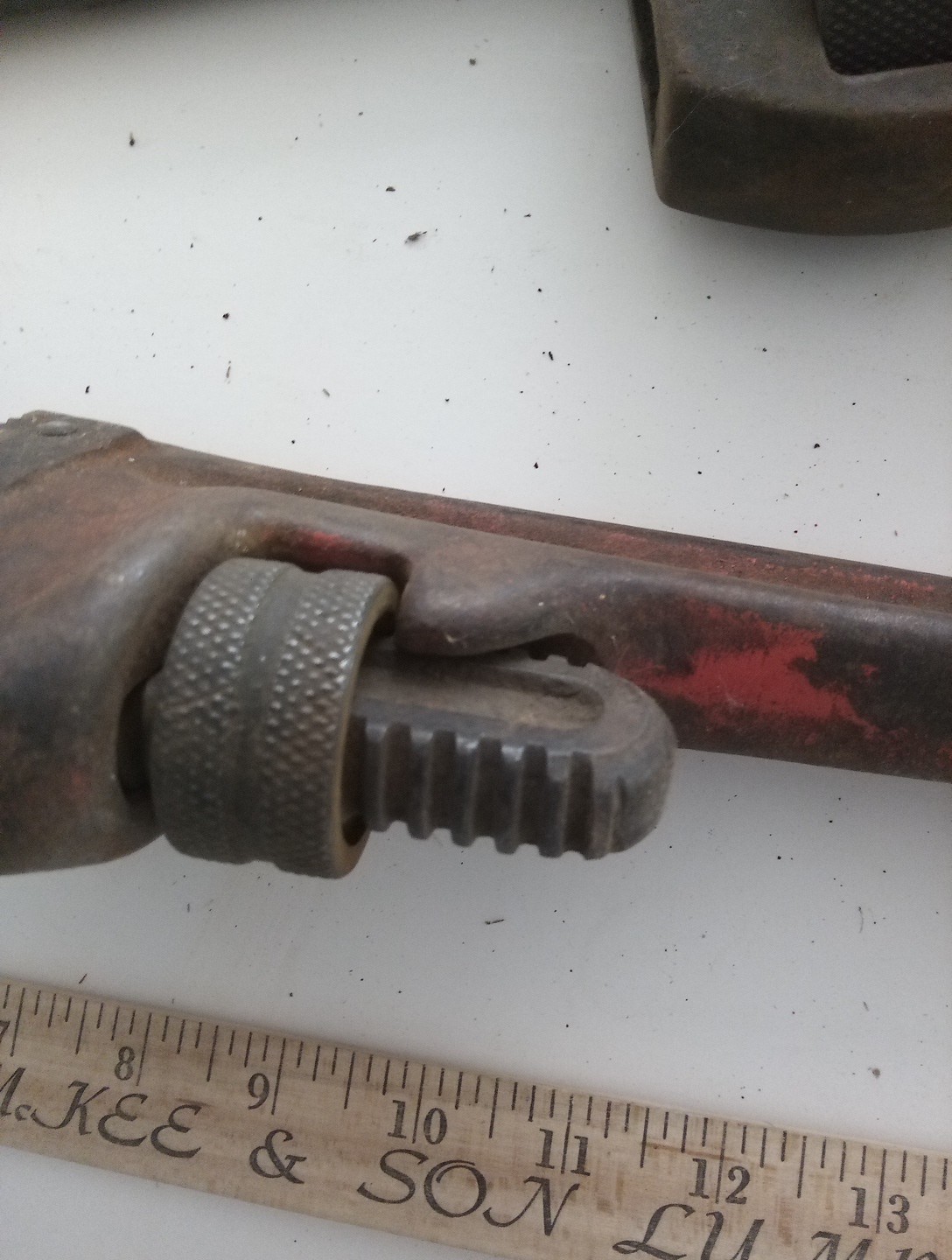 2- Large Pipe Wrenches,18 In Rigid & 24 In Improved Stillson
