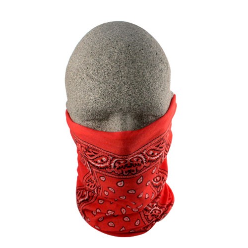 Motley Tube, Manufacturer: Zan Headgear, MOTLEY TUBE RED PAISLEY T106