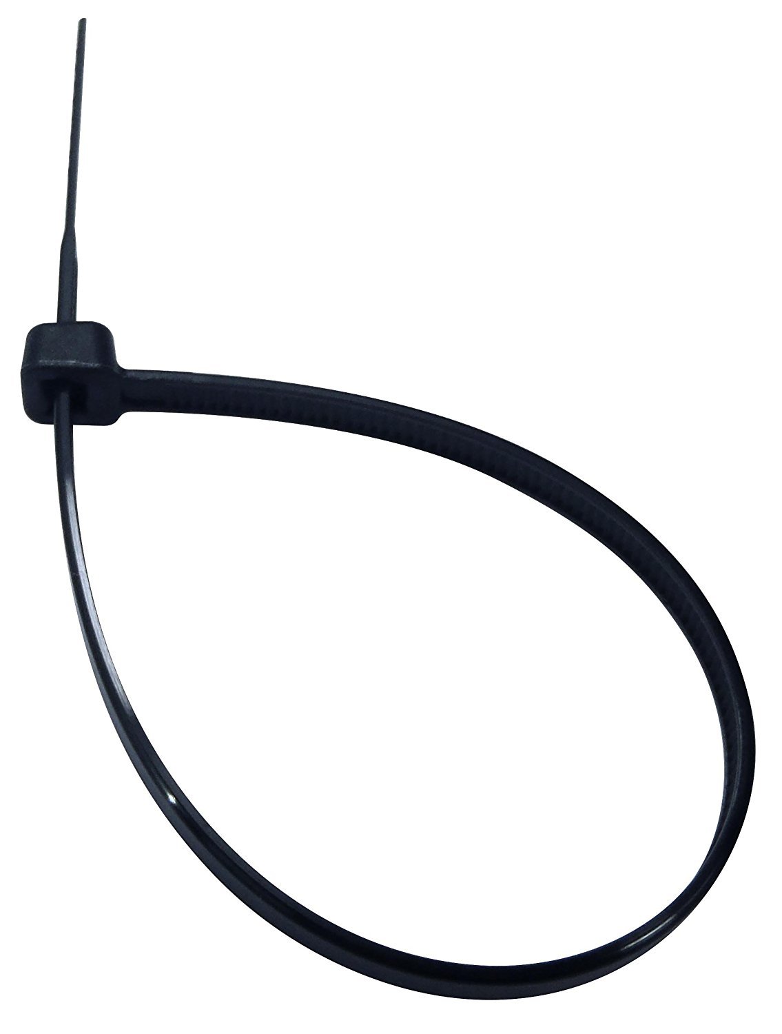 8" ZIP TIES UV BLACK (PK-25) Premium 50LB Industrial Grade Strength Ships Free!
