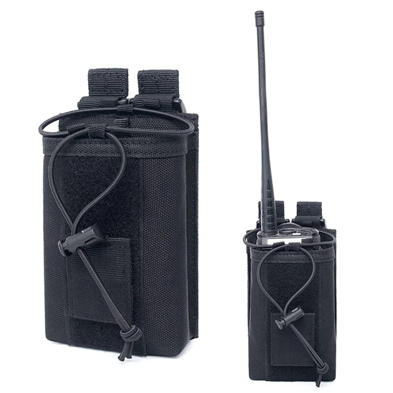 Tactical Molle Radio Walkie Talkie Holder Bag Portable Magazine Pouch Mag Pocket