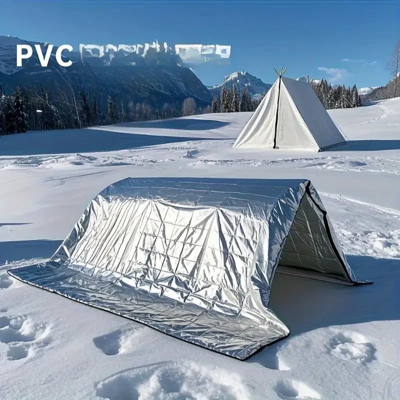 2PCS Emergency Survival Blanket Thermal Camping