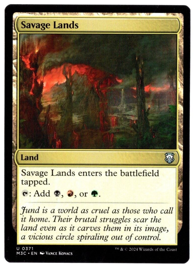 Savage Lands 0371 Non Foil Uncommon Modern Horizons 3 Magic The Gathering NM