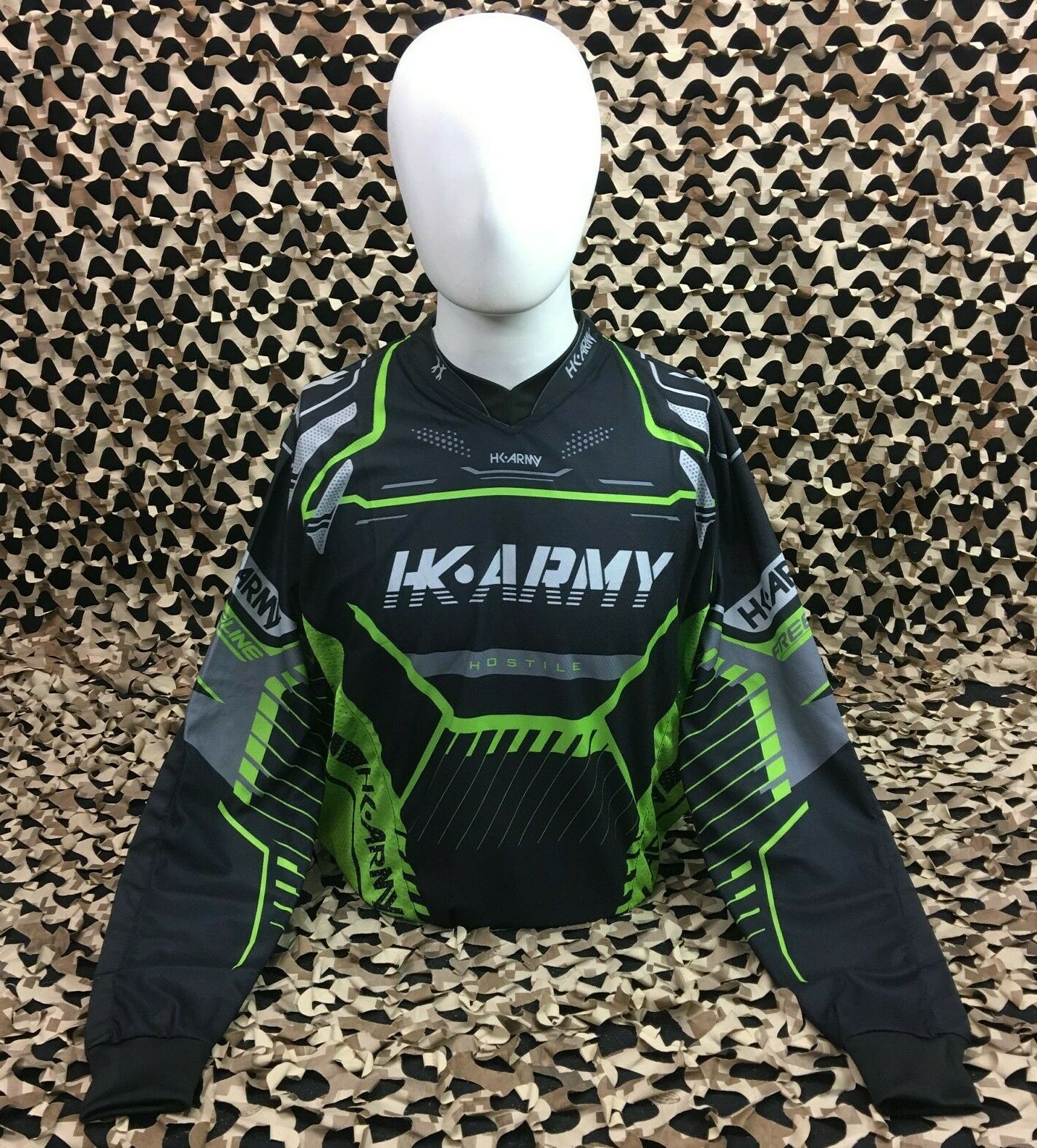 NEW MEDIUM HK Army Freeline Paintball Jersey - Electric