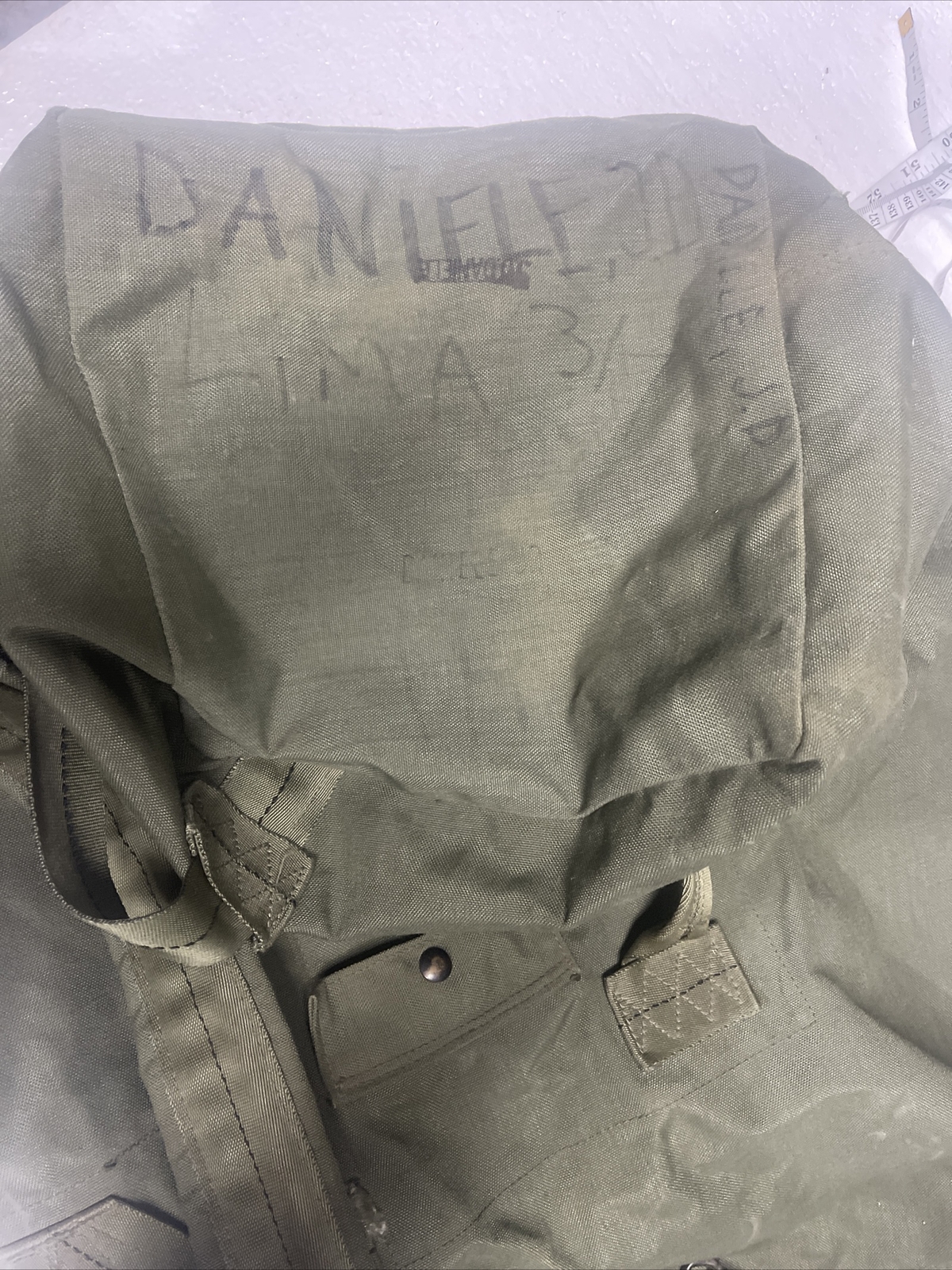 U.S. Military Heavy Duty Canvas Duffle Bag Preowned