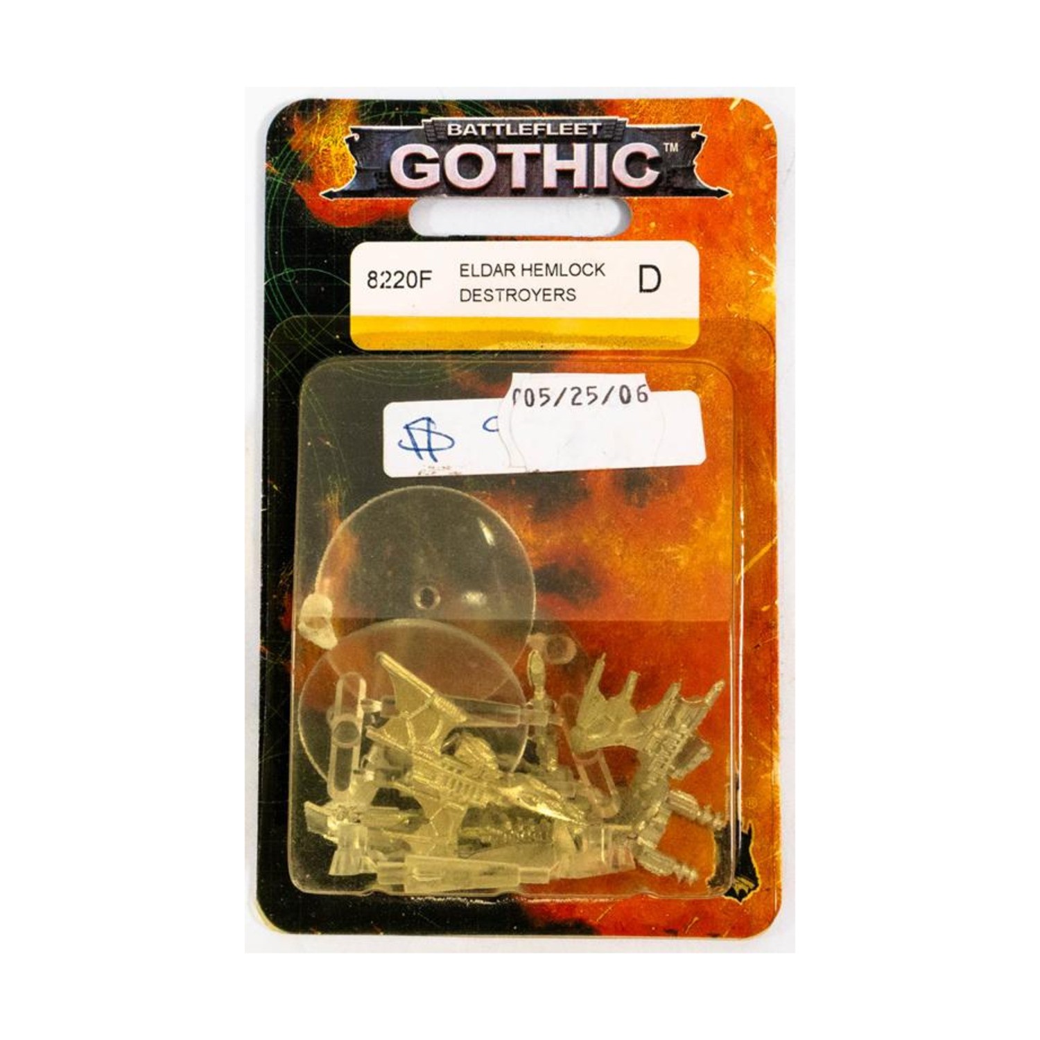 GW Battlefleet Gothic Eldar Hemlock Destroyers (2000 Ed) Pack New
