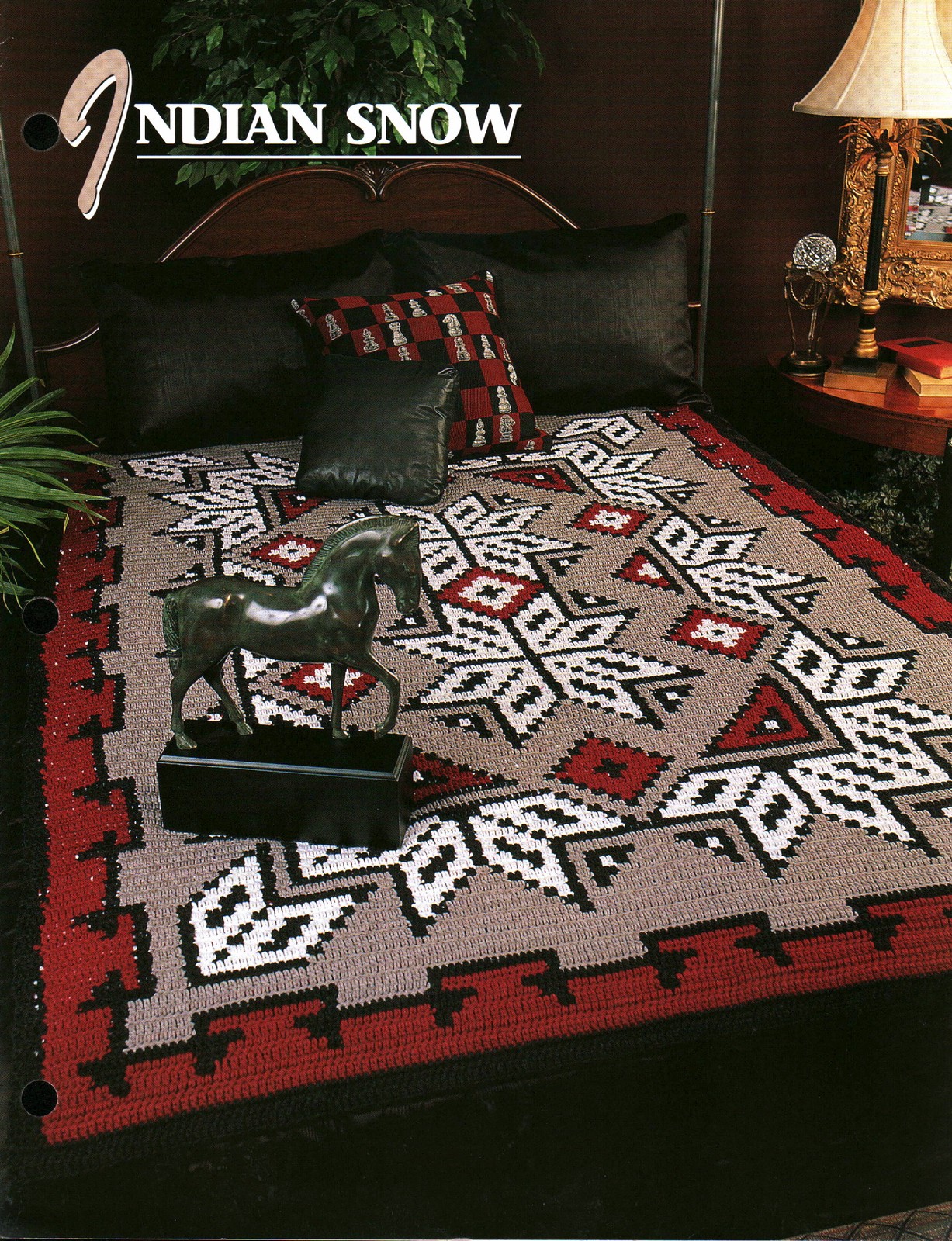 Indian Snow Afghan | Annie's Crochet Quilt & Afghan Club 305-1-02