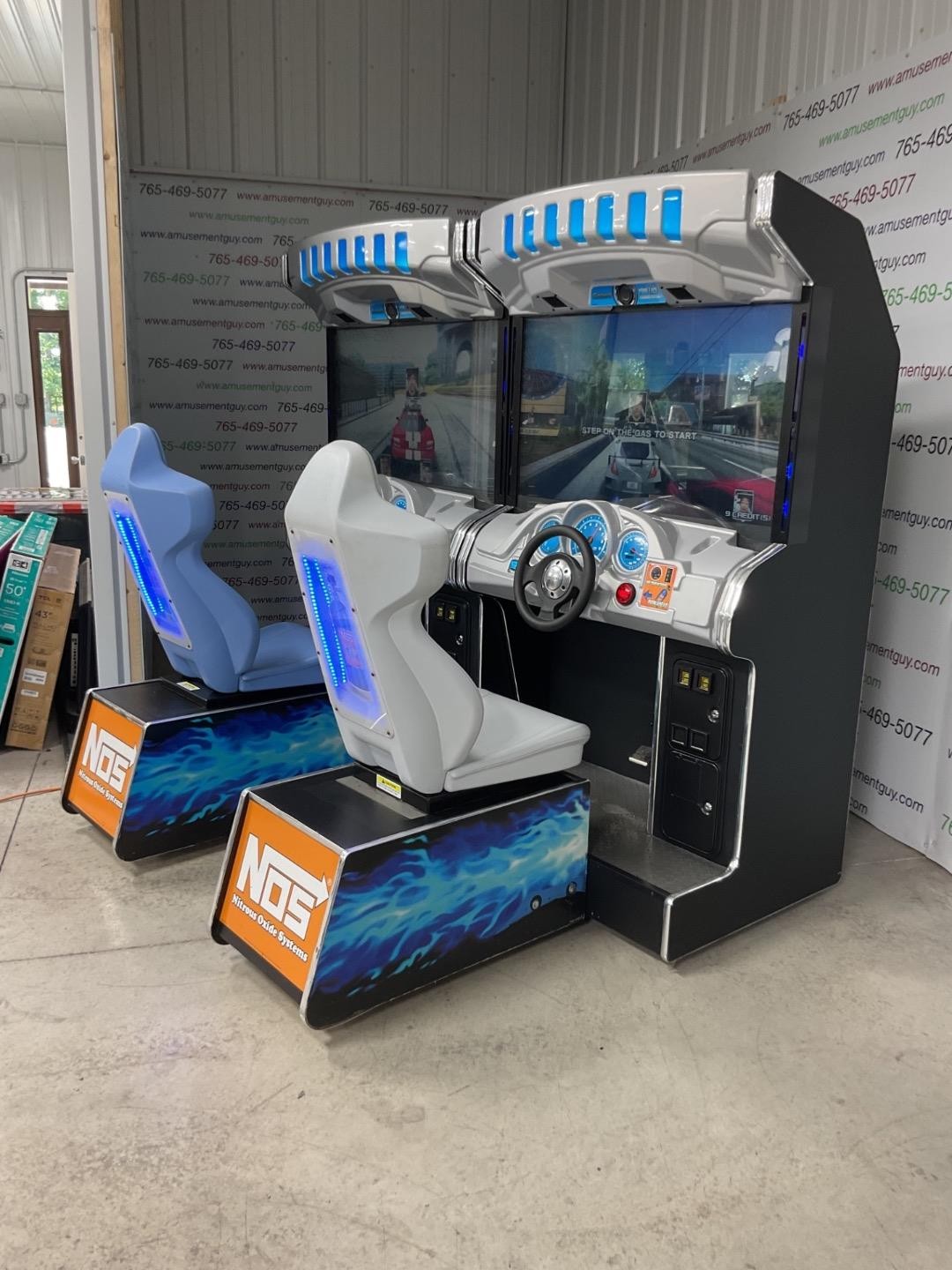 Dead Heat Linked Set by Namco COIN-OP Sit-Down Driving Arcade Video Game