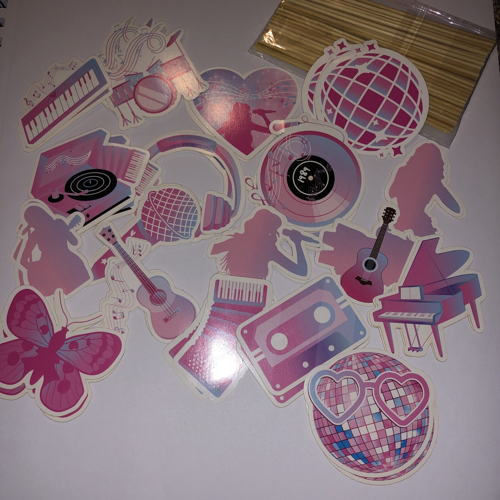 Pack Of 36 Taylor Swift Themed Cupcake Toppers