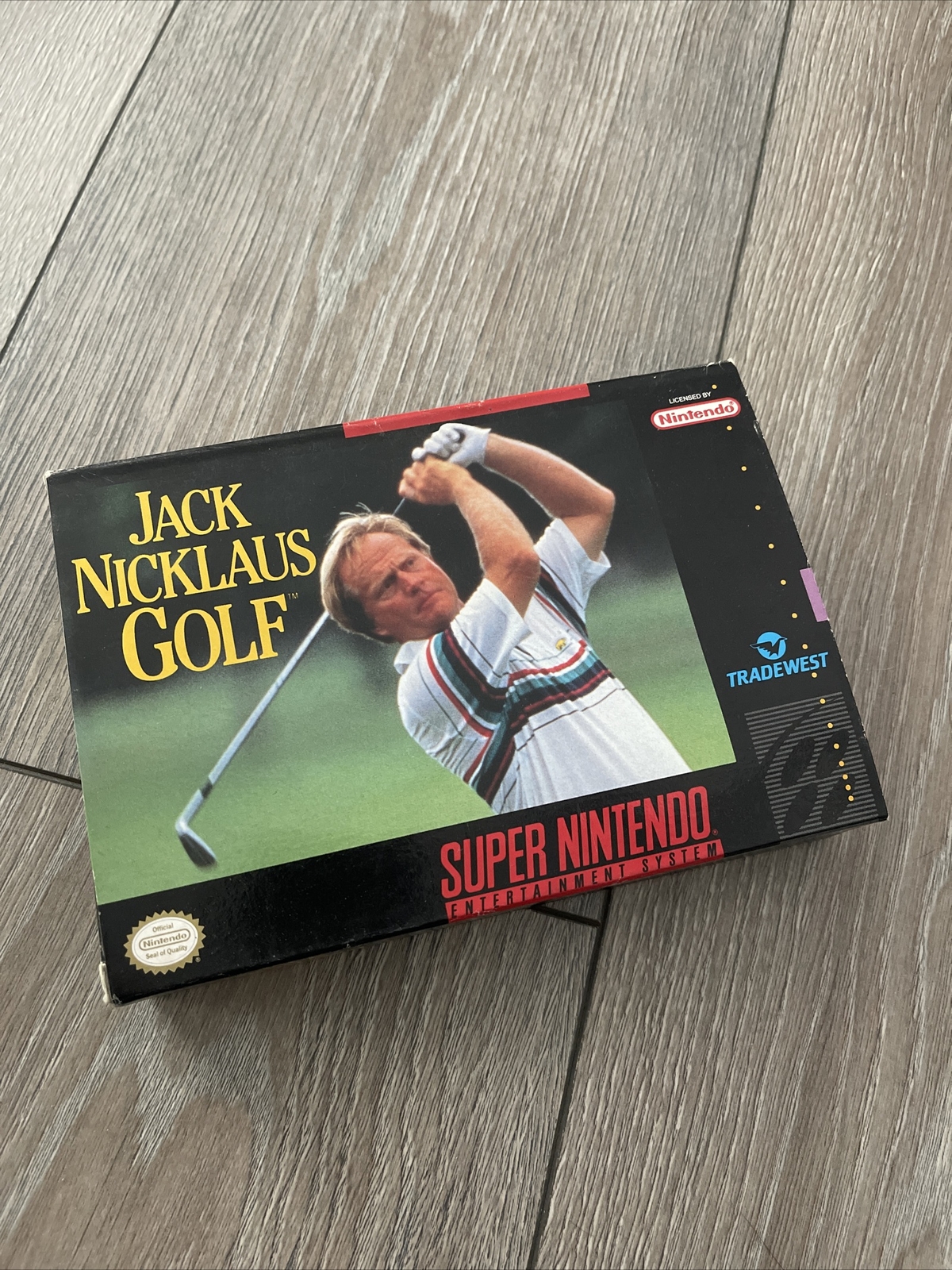 Jack Nicklaus Golf  *  Snes Box Only * Super Nintendo Original box