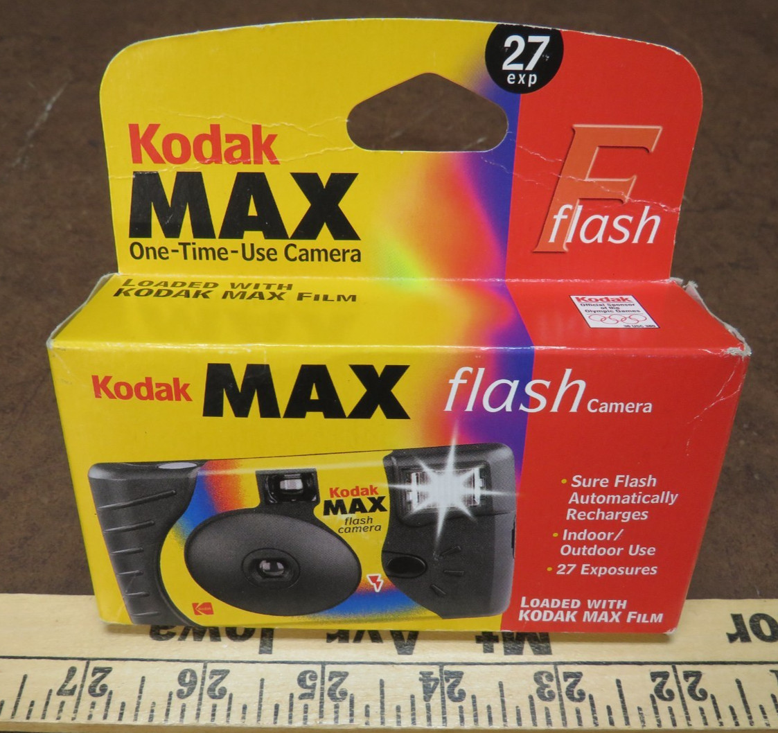 Vintage Kodak HD Power Flash Single Use Disposable 35mm Camera Unopened