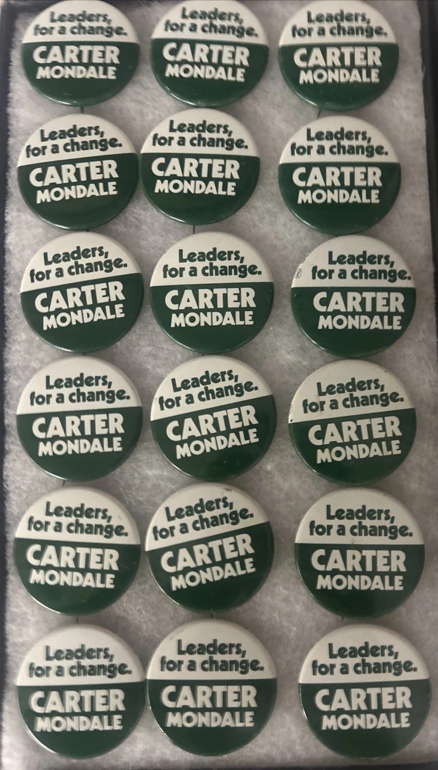 Lot of 118 Jimmy Carter 2 1/8” pinback button pin