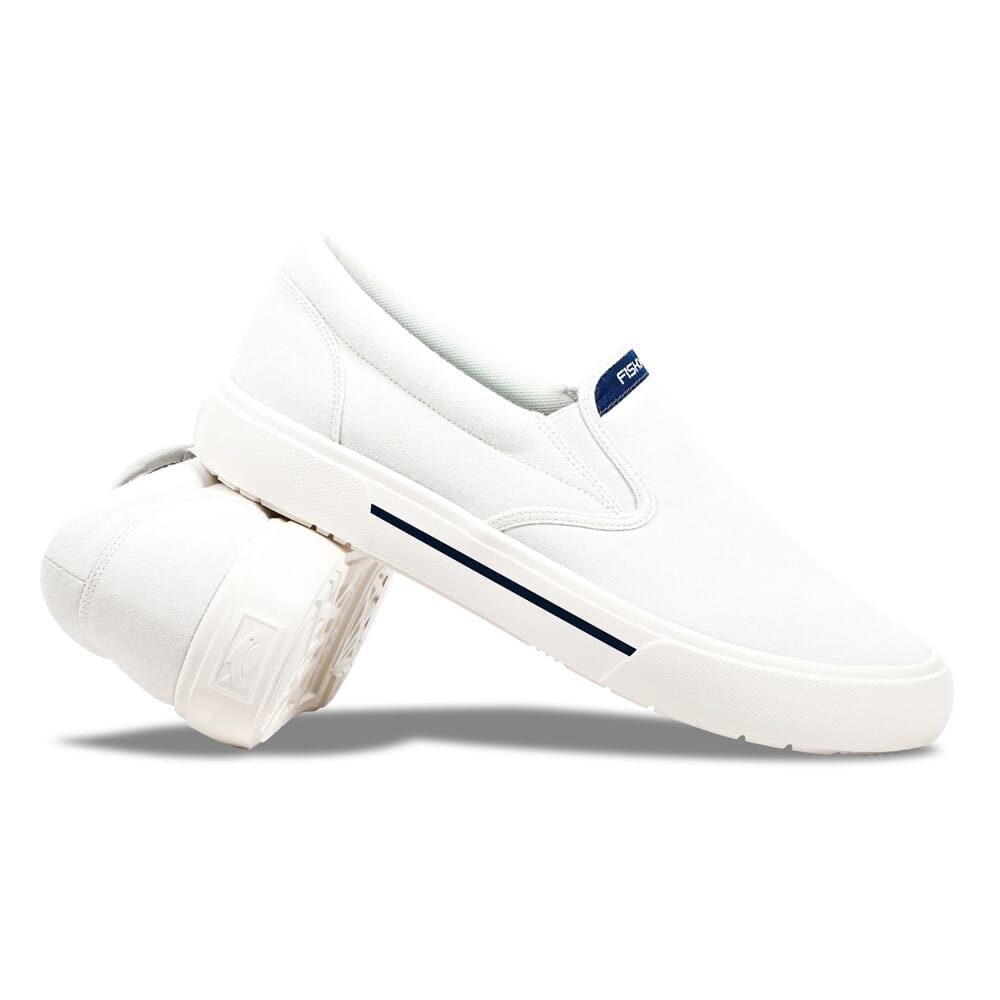 Fishooz Sunbrella Slip-On Shoes White Breathable Outdoor: NEW, Free Shipping