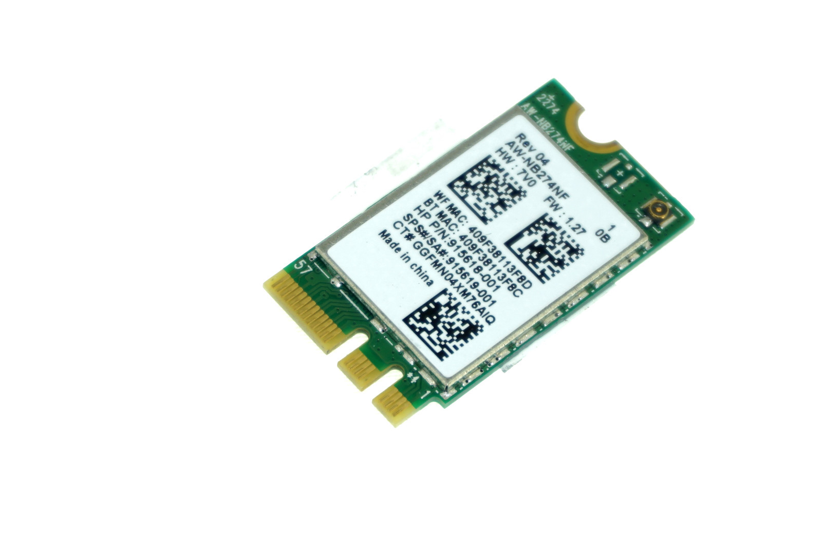 915618-001 927230-855  HP WIRELESS BLUETOOTH CARD 15-BW 15-BW008CA(CA7111-713)