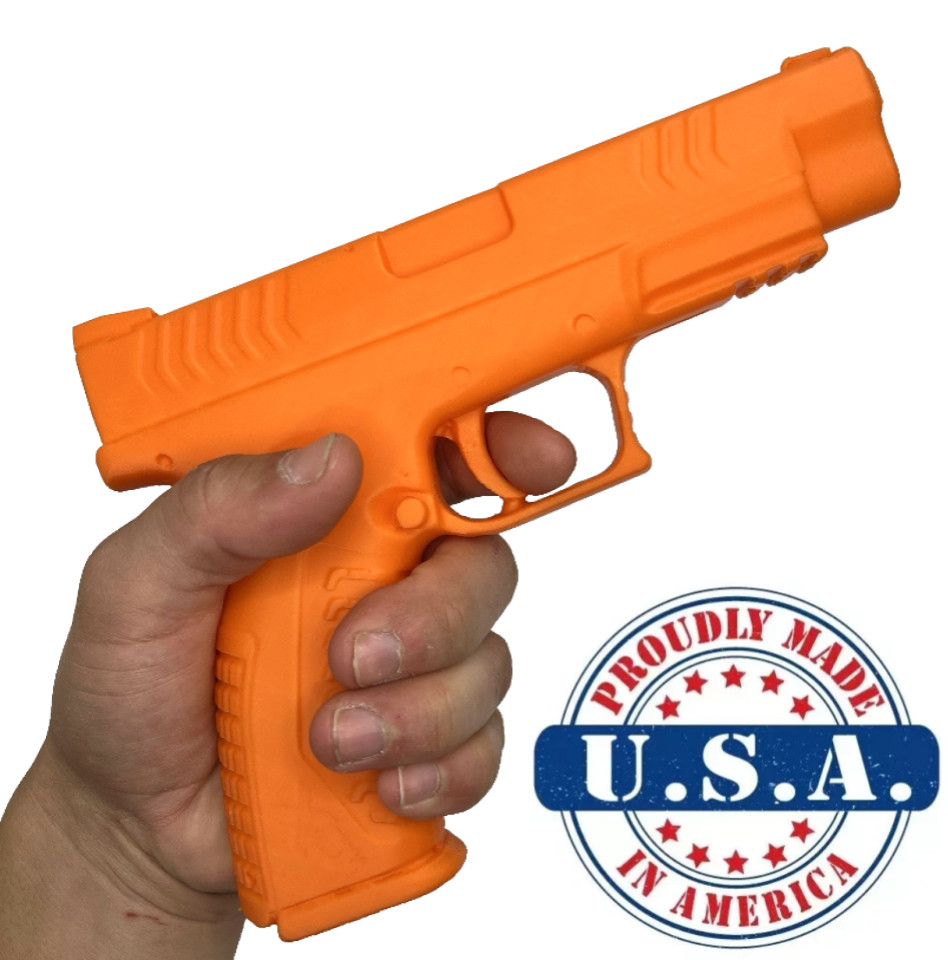 Springfield XDM 4.5" Orange Training Gun Strong 1:1 Size Prop Realistic Safe