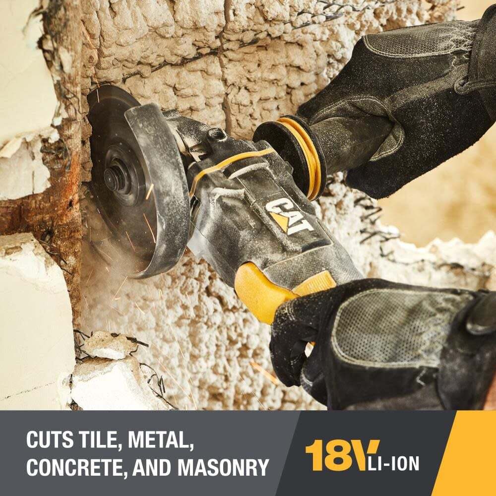 Cat 18V 4.5 In Cordless Angle Grinder With Brushless Motor (Bare Tool)