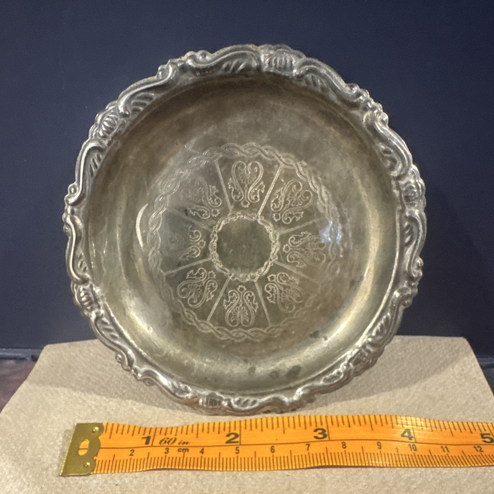 Silver Plated Saucer Trinket Dish