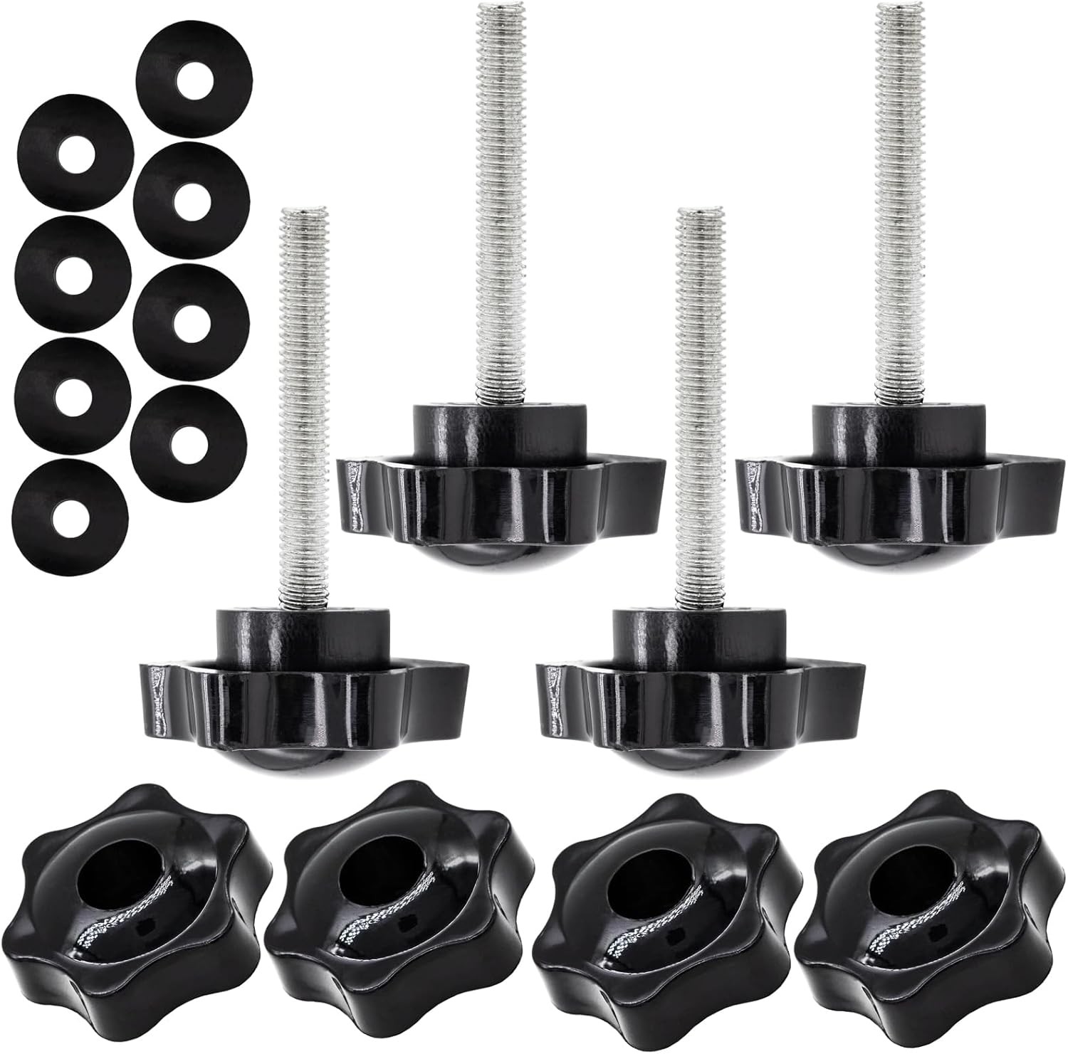 4 Set Replacement Arm Adjustment Knobs Rollator Walker Replacement Knobs Adjustm