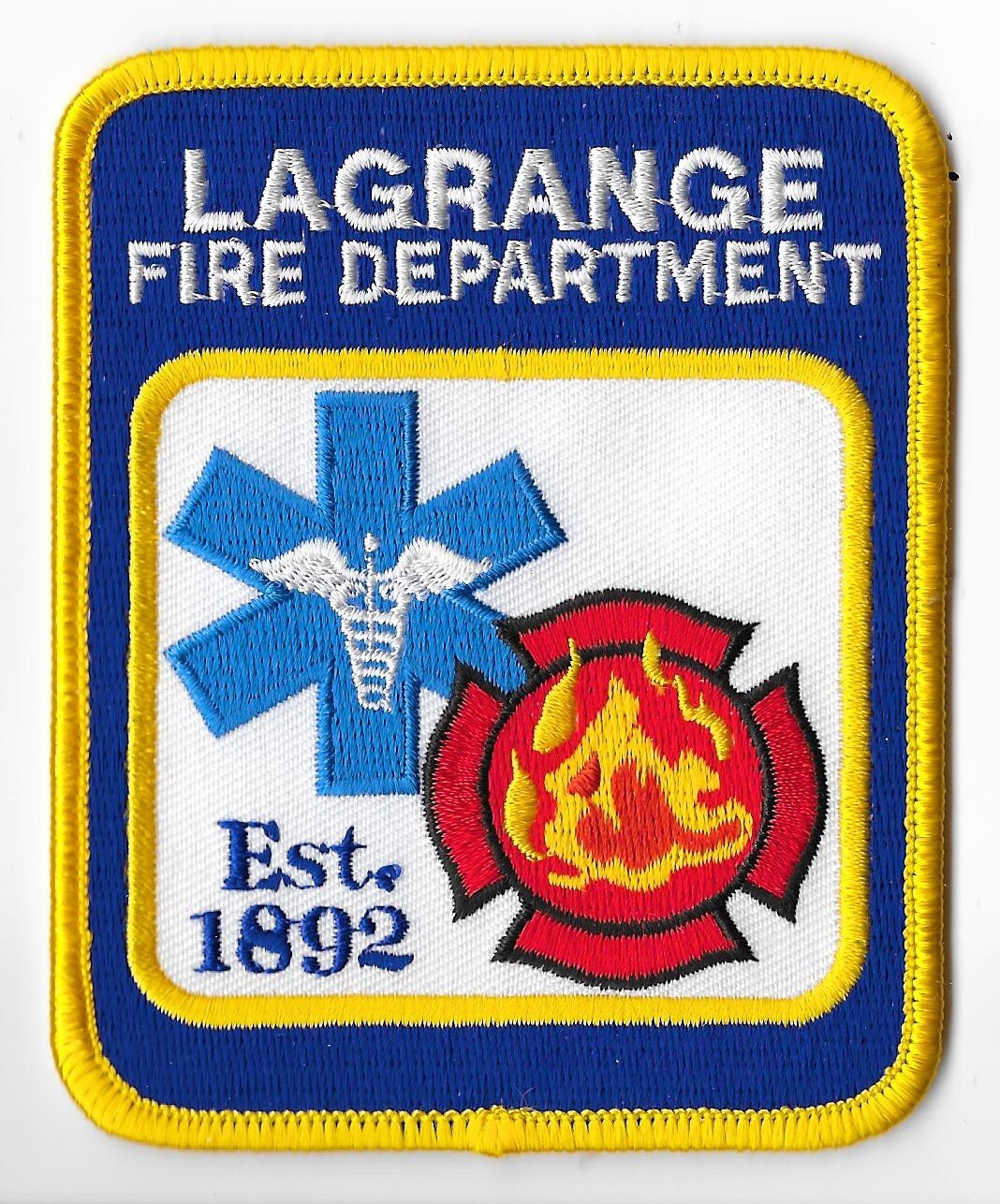 La Grange Fire Department, Illinois Shoulder Patch V1
