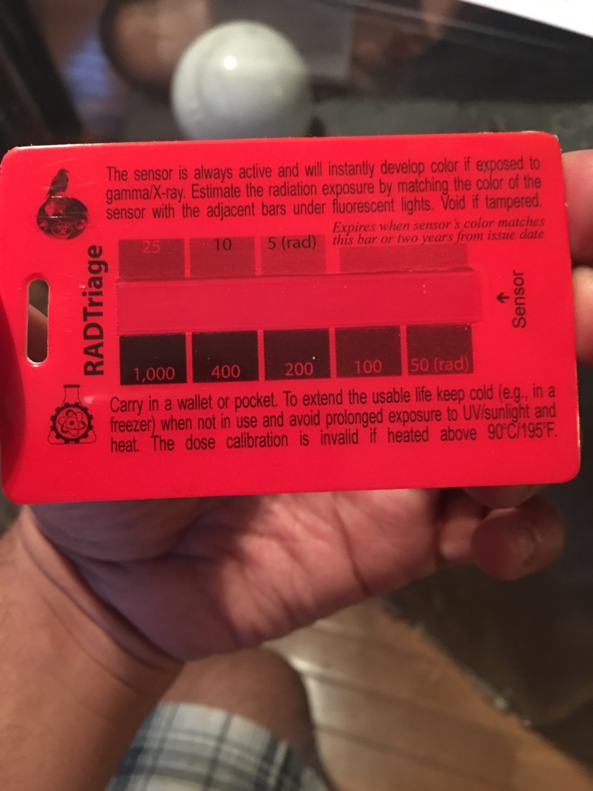 Radtriage personal radiation detector for wallet or pocket  Buy 3 Get 1 Free